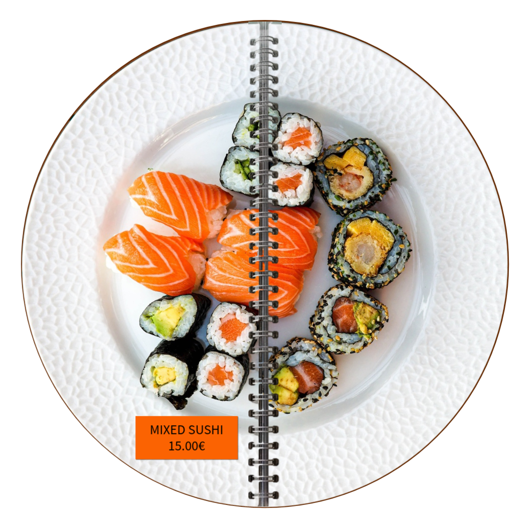 Sushi circular menu